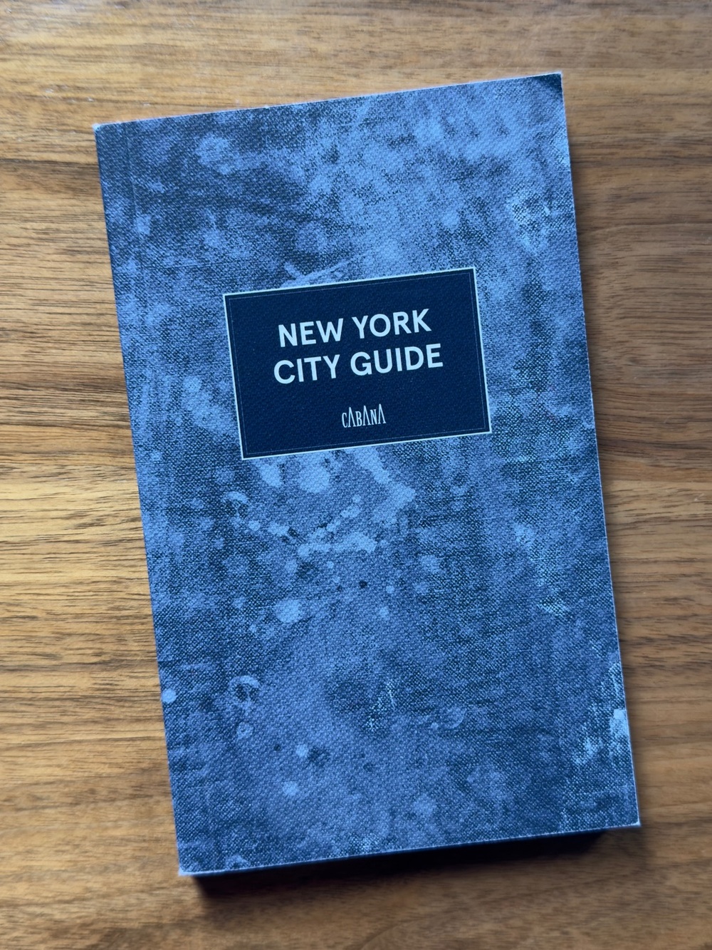 Cabana New York City Guide - Blue Travel Book